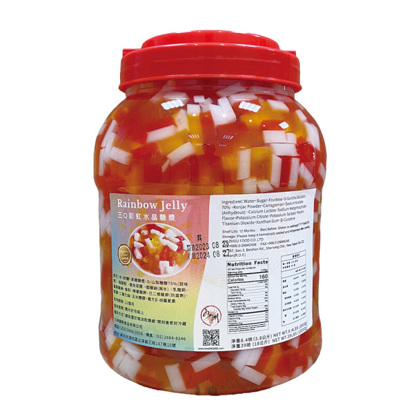 JIU ZHOU FOOD CO LTD｜TAIWAN BUBBLE TEA SUPPLIER｜BUBBLE TEA RAW MATERIALS_Rainbow Jelly
