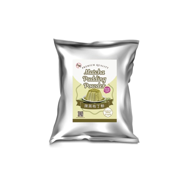 JIU ZHOU FOOD CO LTD｜TAIWAN BUBBLE TEA SUPPLIER｜BUBBLE TEA RAW MATERIALS_Matcha Pudding Powder