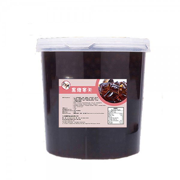 JIU ZHOU FOOD CO LTD｜TAIWAN BUBBLE TEA SUPPLIER｜BUBBLE TEA RAW MATERIALS_Brown Sugarl Agar Jelly
