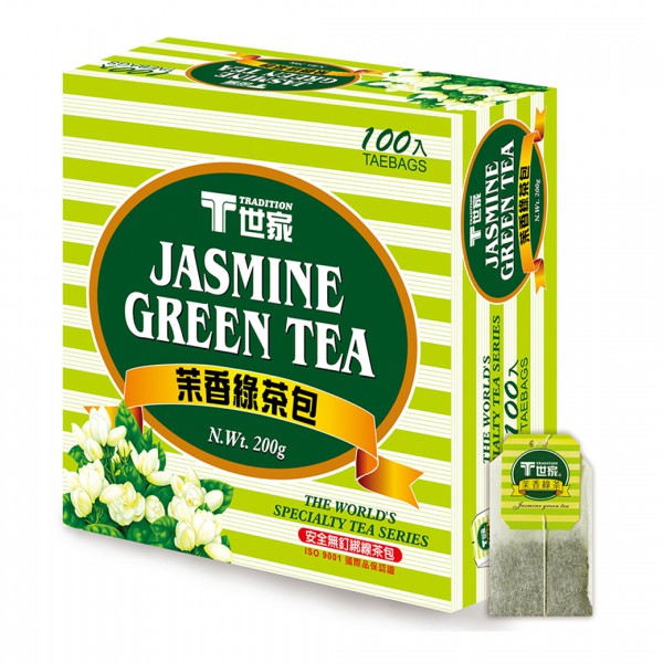 JIU ZHOU FOOD CO LTD｜TAIWAN BUBBLE TEA SUPPLIER｜BUBBLE TEA RAW MATERIALS_Jasmine Green Tea Small Tea Bag