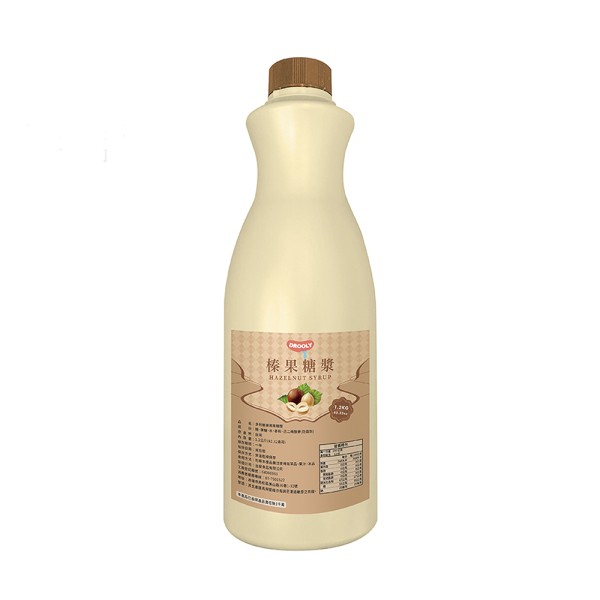 JIU ZHOU FOOD CO LTD｜TAIWAN BUBBLE TEA MANUFACTURER & SUPPLIER｜BUBBLE TEA RAW MATERIALS_Hazelnut Flavor Syrup