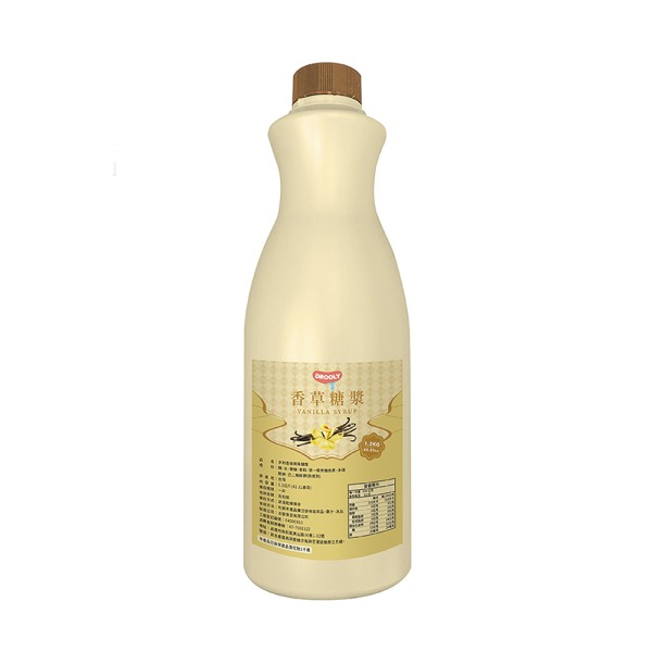 JIU ZHOU FOOD CO LTD｜TAIWAN BUBBLE TEA MANUFACTURER & SUPPLIER｜BUBBLE TEA RAW MATERIALS_Vanilla Flavor Syrup
